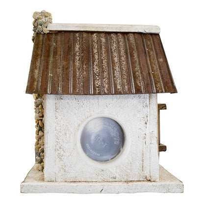 Stone Chimney Bird Cottage, White