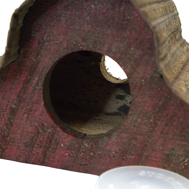 Rounded Red Retreat Bird House