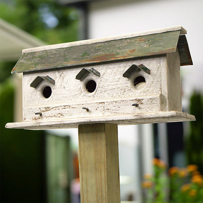 Barn Condo White Bird House