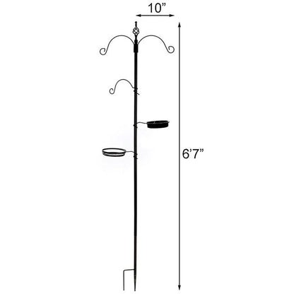 Essex Bird Feeding Station Kit, Black, 6'7"