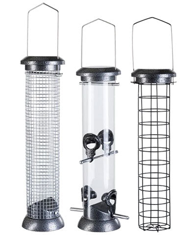 Tall Sterling Heavy Duty Triple Bird Feeder Package - BIRDLOVER