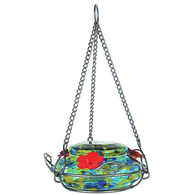 Illuminated Top Glass Hummingbird Feeder, 16 oz