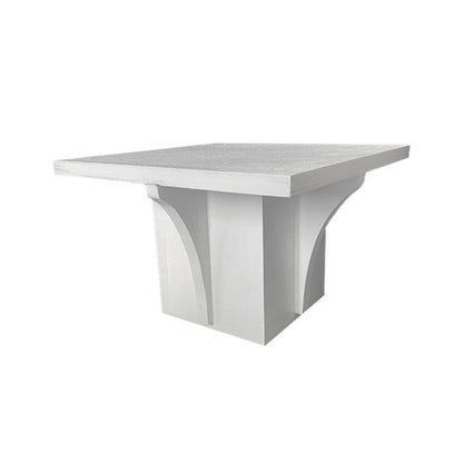 Decorative Post Mounting Bracket, White