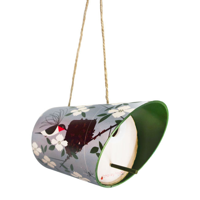Charley Harper Homemaker Horizontal Bird House for Hummingbirds