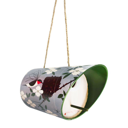 Charley Harper Homemaker Horizontal Bird House for Hummingbirds