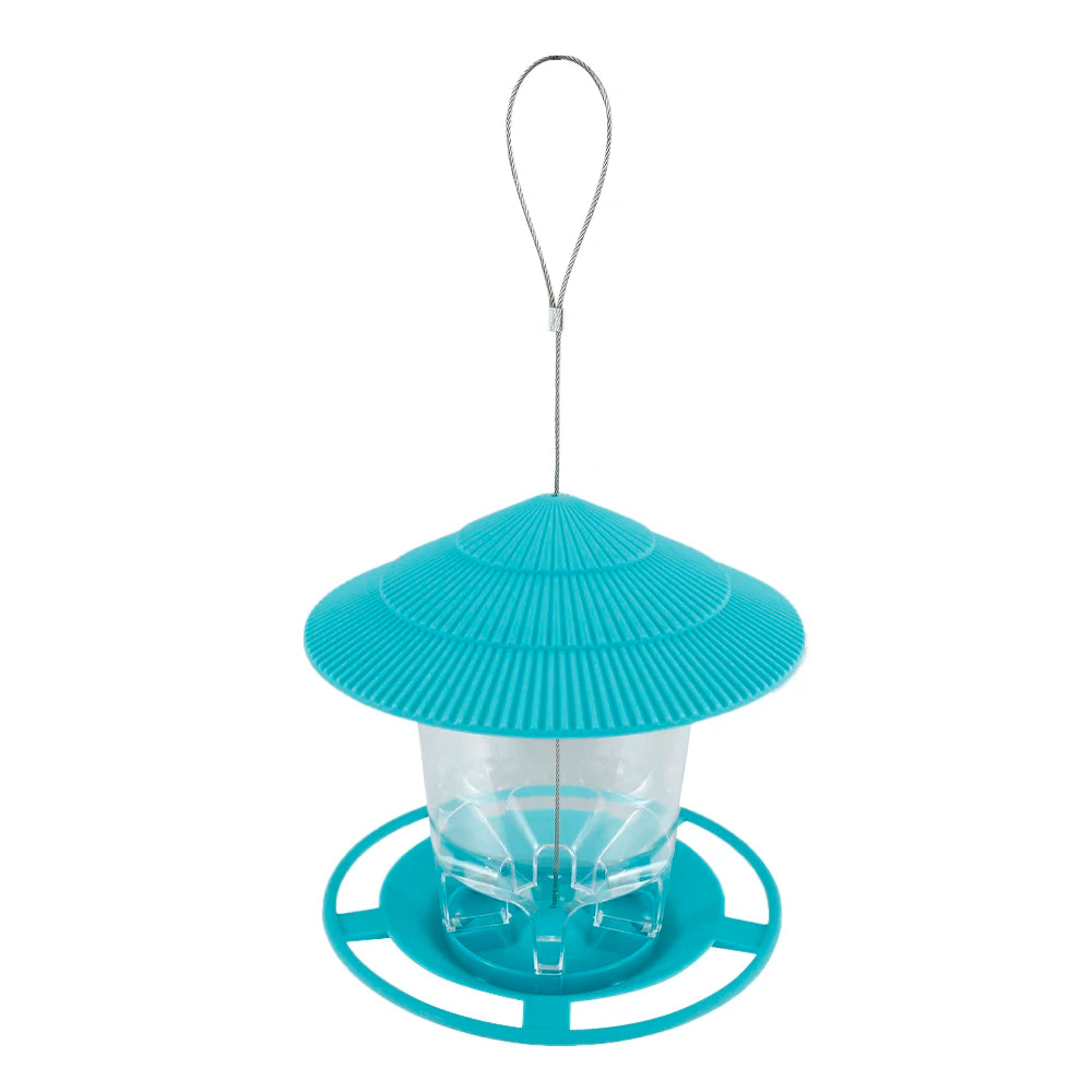 Large Capacity Hanging Bird Feeder — 2.6 lb, Twist-Lock Lid, 3 Colours