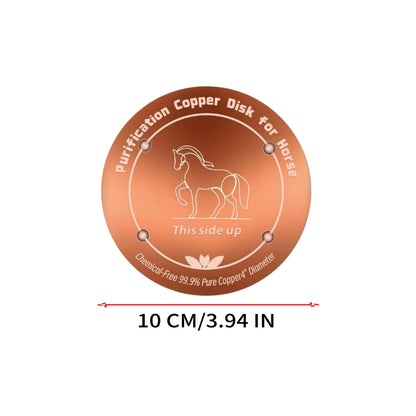 Copper Bird Bath Disk — Keeps Water Clear Without Chemicals