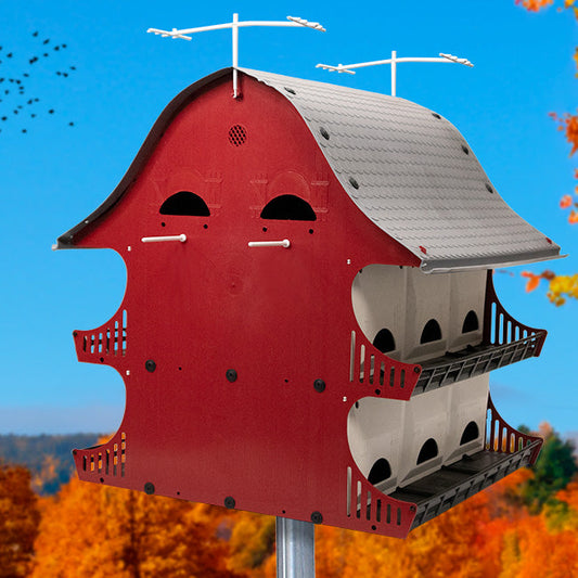 Purple Martin Barn House, 16 Rooms - BIRDLOVER