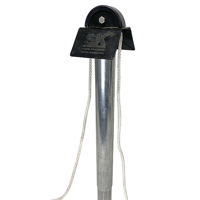 S&K Galvanized Steel Easy Pulley System Martin House Pole