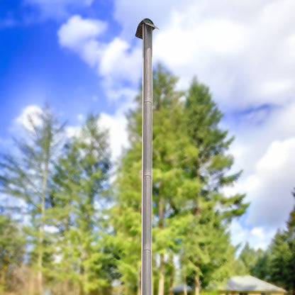 S&K Galvanized Steel Easy Pulley System Martin House Pole