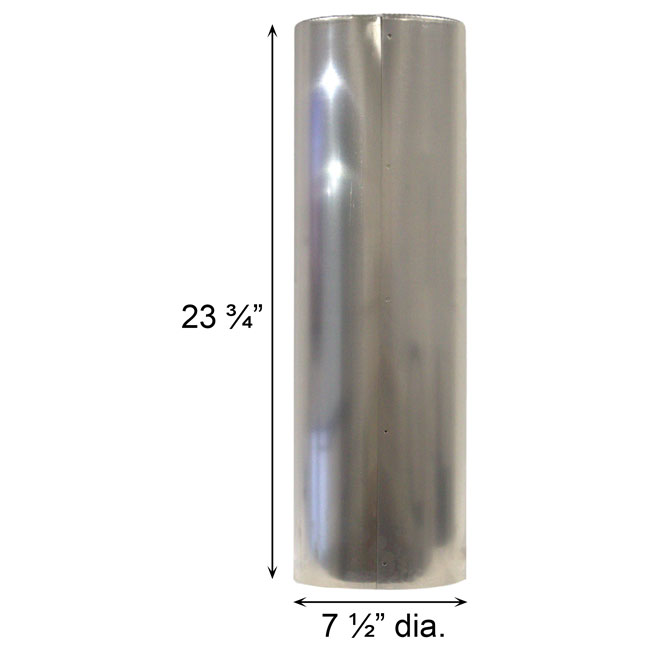 Troyer's Birds' Paradise Round Pole Guard, Gray, 7.5" dia.