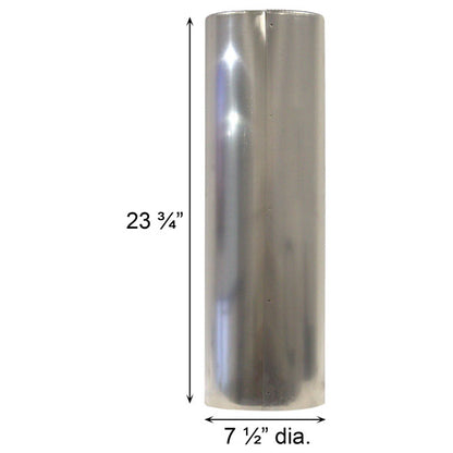 Troyer's Birds' Paradise Round Pole Guard, Gray, 7.5" dia.