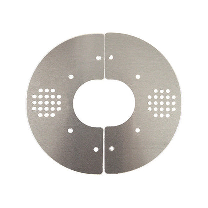 Troyer's Birds' Paradise Round Pole Guard, Gray, 7.5" dia.