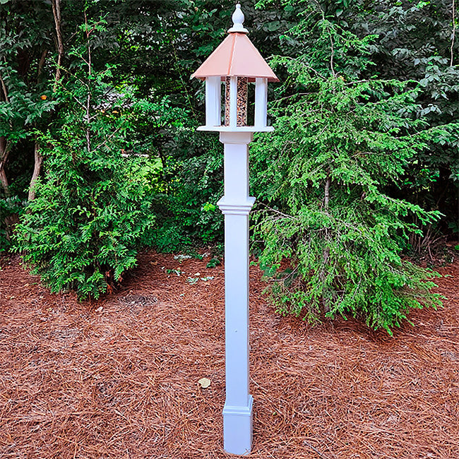 Decorative Mounting Post, White - 5'