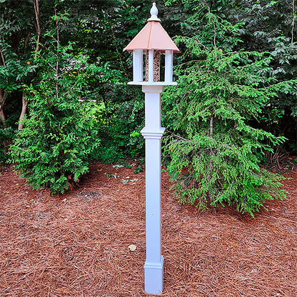 Decorative Mounting Post, White - 5'