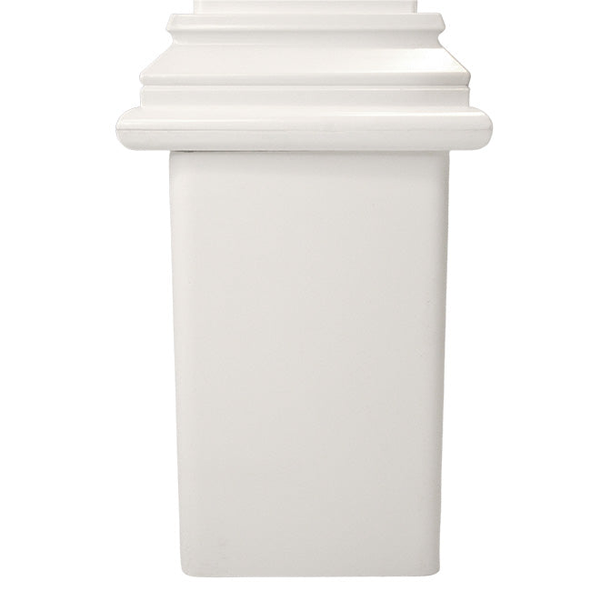 Decorative Mounting Post, White - 5'