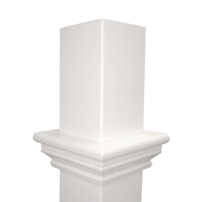Decorative Mounting Post, White - 5'