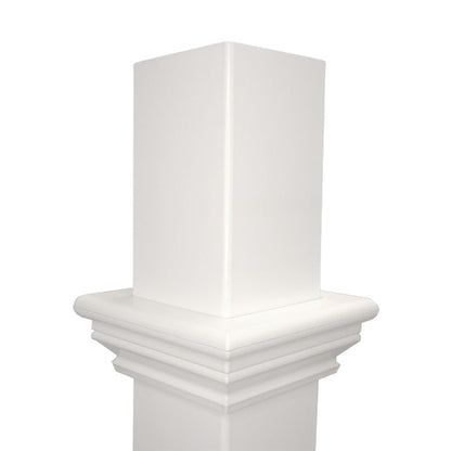Decorative Mounting Post, White - 5'