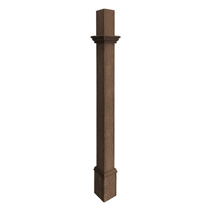 Decorative Mounting Post, Espresso - 5'