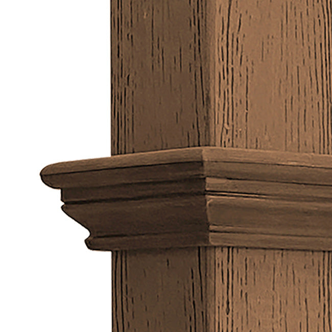 Decorative Mounting Post, Espresso - 5'