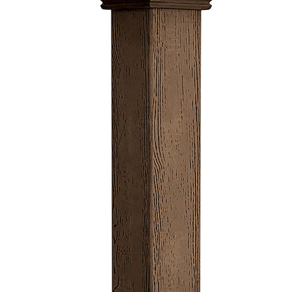 Decorative Mounting Post, Espresso - 5'