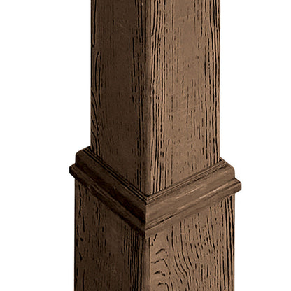 Decorative Mounting Post, Espresso - 5'