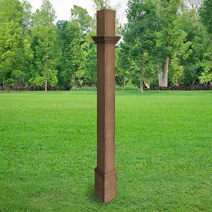 Decorative Mounting Post, Espresso - 5'