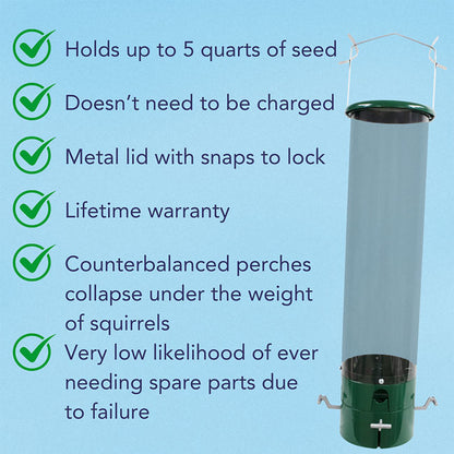 Bouncer Squirrel Proof Bird Feeder