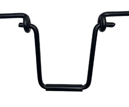 Trellis Hanger with Hummingbird Swing, Black, 72"H