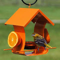 Orange Metal Six Station Oriole Feeder - BIRDLOVER