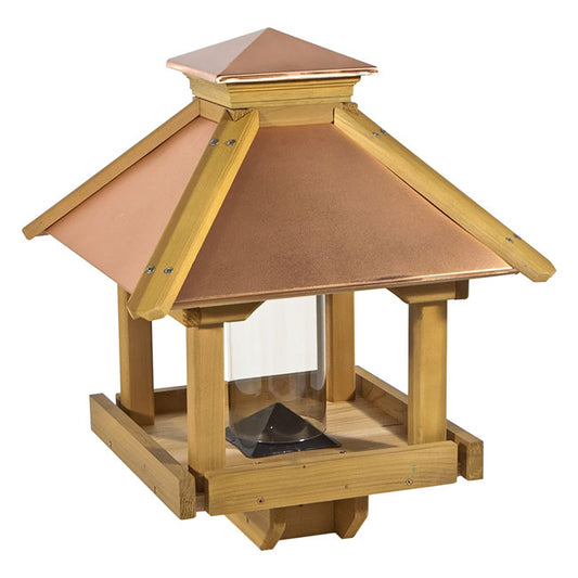 Coppertop Gazebo Bird Feeder, Large - BIRDLOVER