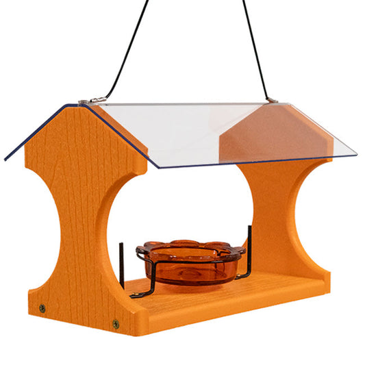 Going Green Recycled Plastic Oriole and Bluebird Feeder - BIRDLOVER