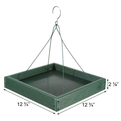 Recycled Plastic Platform Bird Feeder