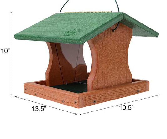 Going Green Premier Hopper Bird Feeder - BIRDLOVER