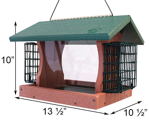 Going Green Premier Bird Feeder with Suet Cages