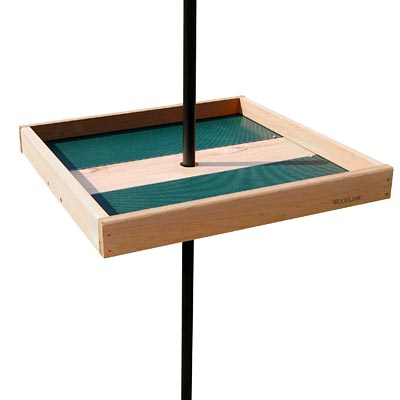 Giant Pole Mounted Seed Tray with Pole Adapter - BIRDLOVER