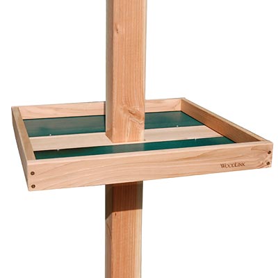 Giant Post Mounted Seed Tray with 4 x 4 Adapter