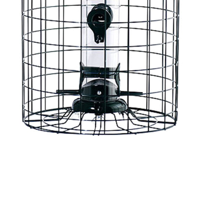 Caged Seed Tube Bird Feeder