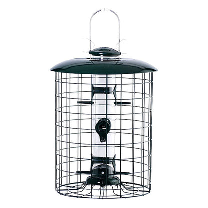 Caged Seed Tube Bird Feeder