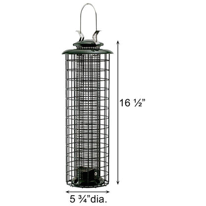 Caged Screen Tube Bird Feeder