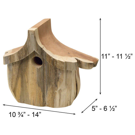 Rustic Cedar Handcrafted Bluebird House