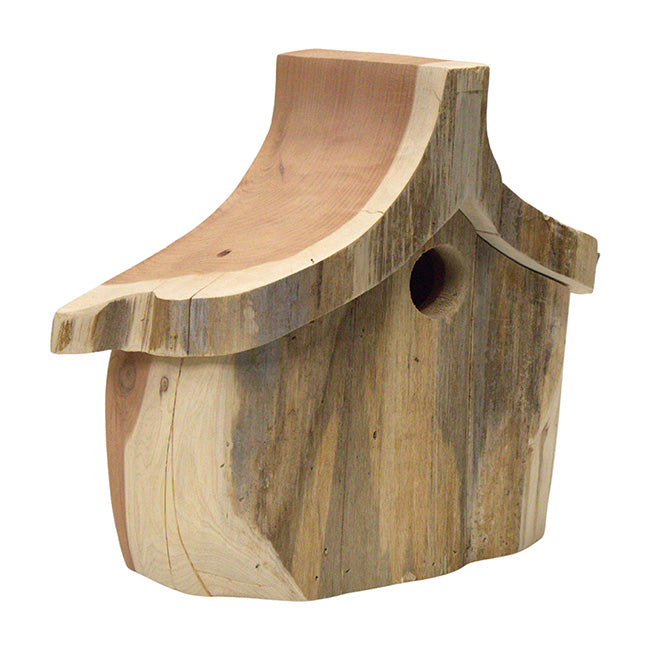 Rustic Cedar Handcrafted Bluebird House