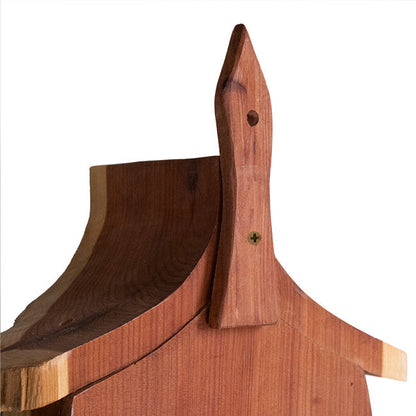Rustic Handmade Bird House with Finish