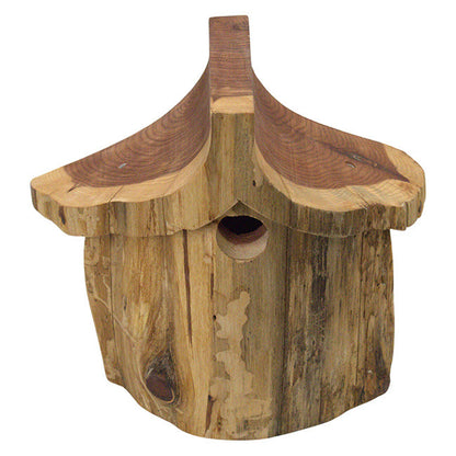 Rustic Handmade Bird House with Finish