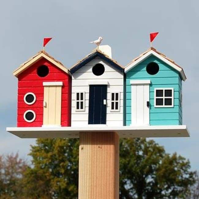 Brighton Beach Huts Bird House