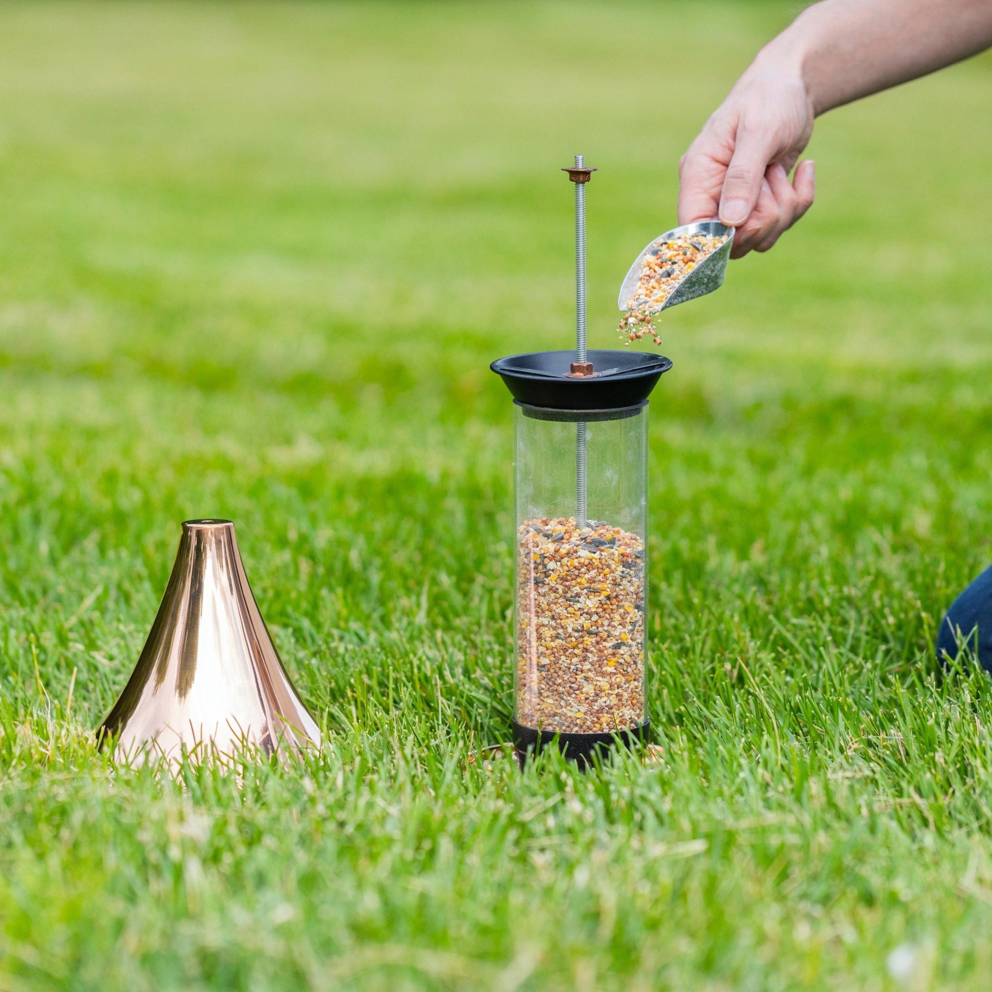 Castella Turret - Inspired Pure Copper Bird Feeder - BIRDLOVER