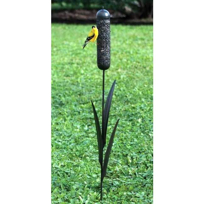 Staked Cattail Bird Feeder