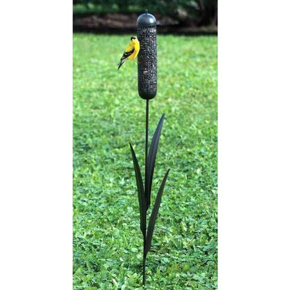 Staked Cattail Bird Feeder