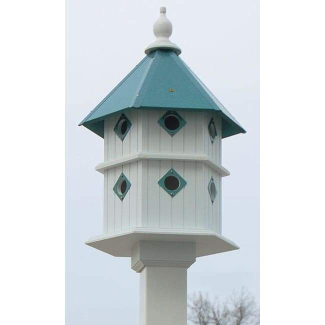 Chateau Bird House with Verdigris Roof