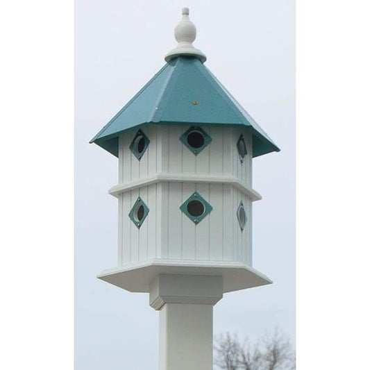 Chateau Bird House with Verdigris Roof - BIRDLOVER
